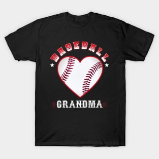 Grandma Baseball Team Family Matching Gifts Funny Sports Lover Player T-Shirt